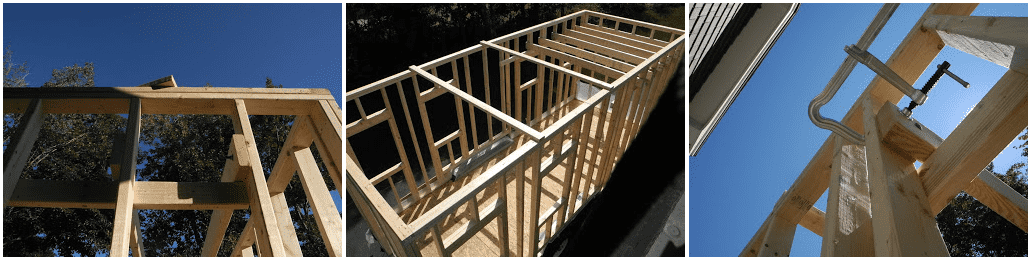 Bolts provide additional support for the loft joists