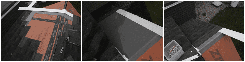 Tinyhome.io roof flashing and edging of the roof