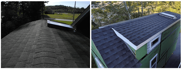 The caps on the roof of the Tiny House - TinyHome.io