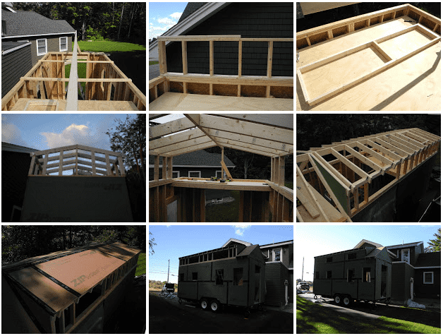 Framing the loft floor and roof