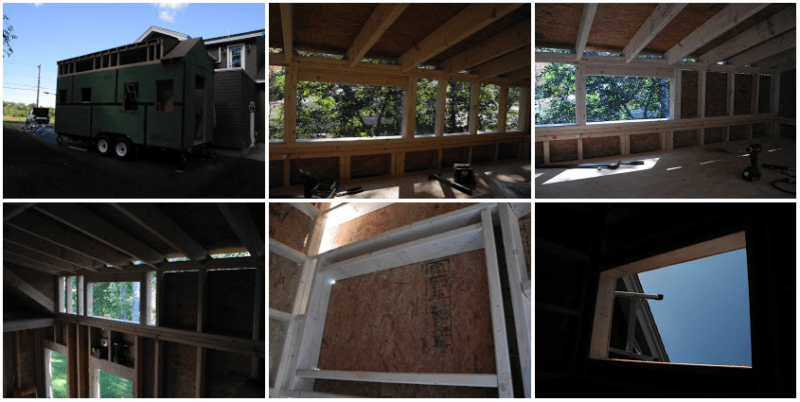 Loft Floor Framing and Sheathing of the Tiny House - TinyHome.io