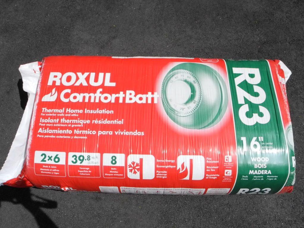 ROXUL R23 2x6 insulation