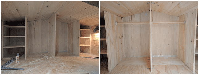 Tiny House Closet Space