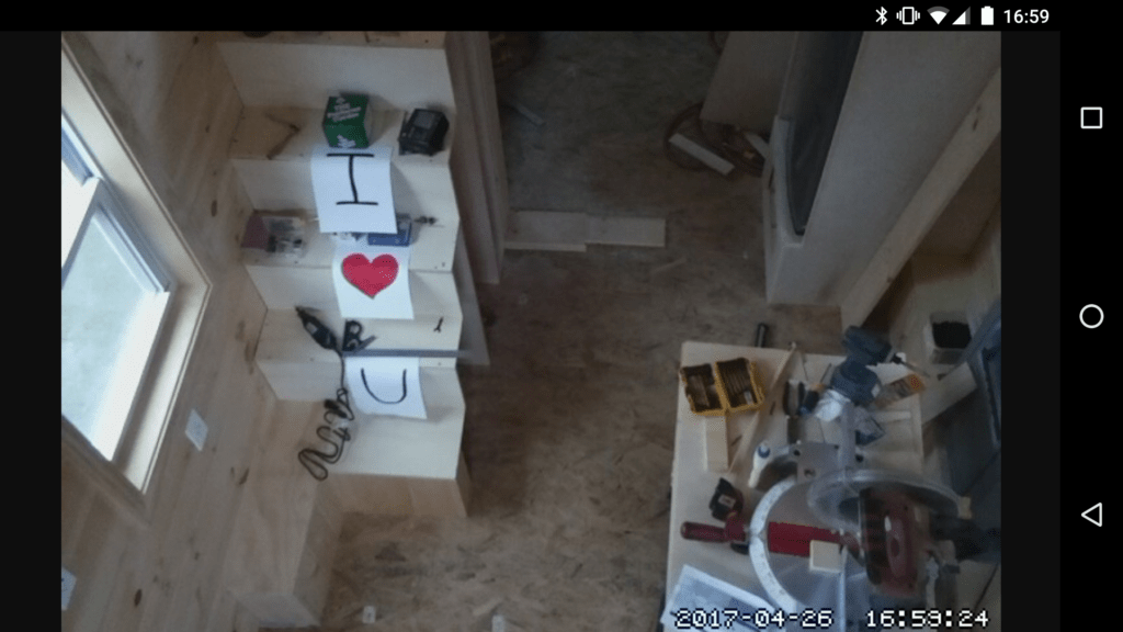 Tiny House Webcam View
