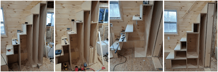 Tiny House Stairs Support