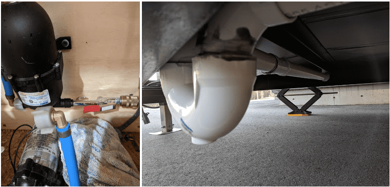 winterize the tiny house plumbing