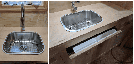Tiny House Kitchen Drawer