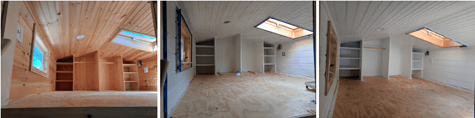 Tiny House - Painting the Loft