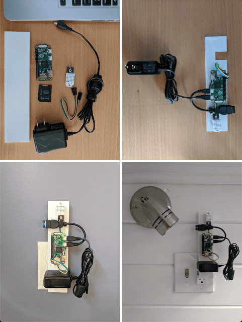 Tiny house temperature and humidity sensor in the loft