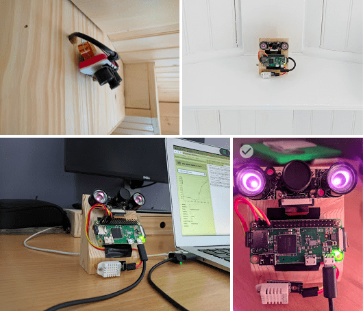 Tiny House webcam with temperature and humidity sensor