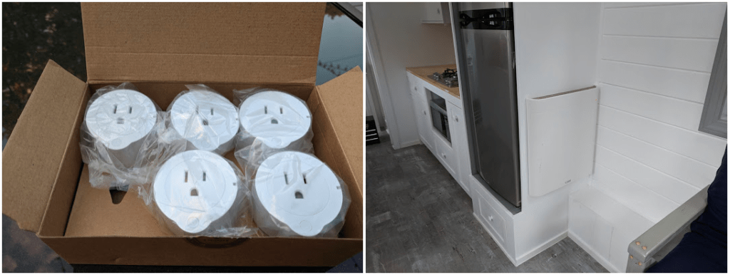 an etekcity smart outlet controls the power to the envi heater using an app or google home